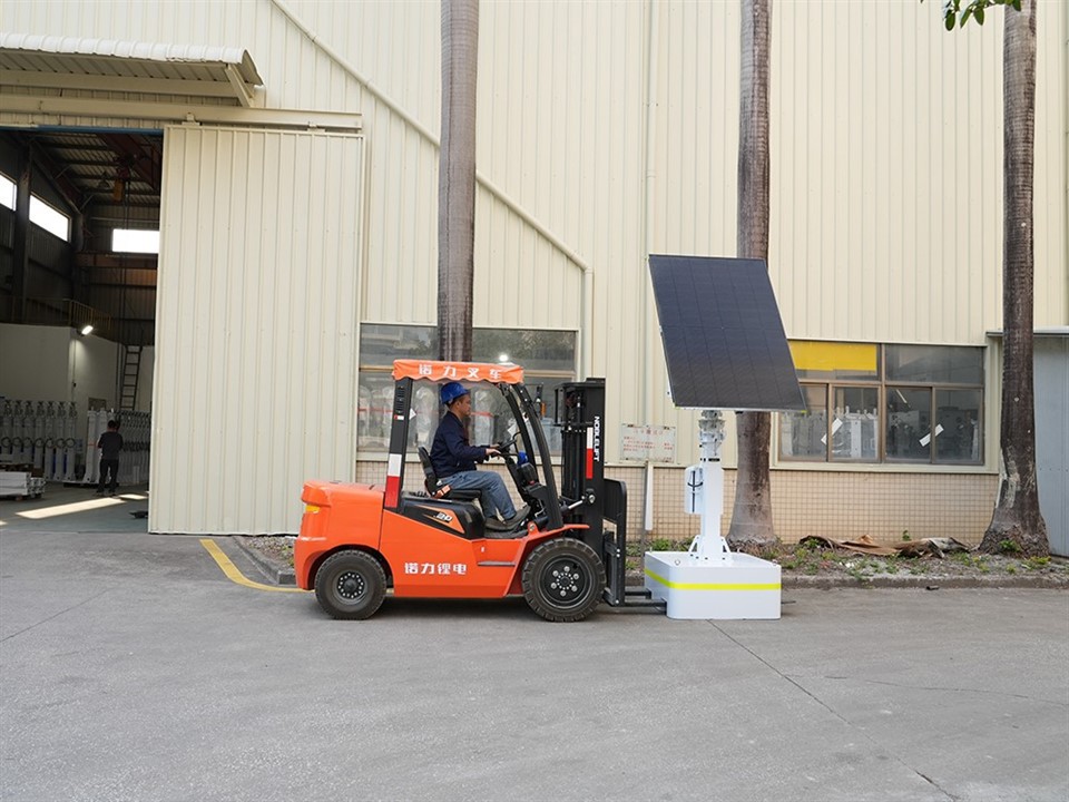 HiGUARD Mobile Solar CCTV Tower factory